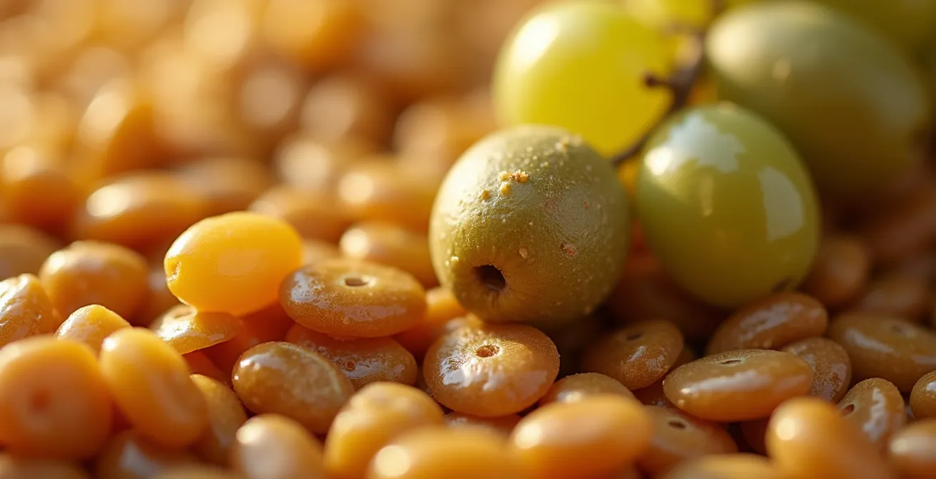 Vista aérea de campos españoles mostrando diversidad de cultivos y aprovechamiento del terreno