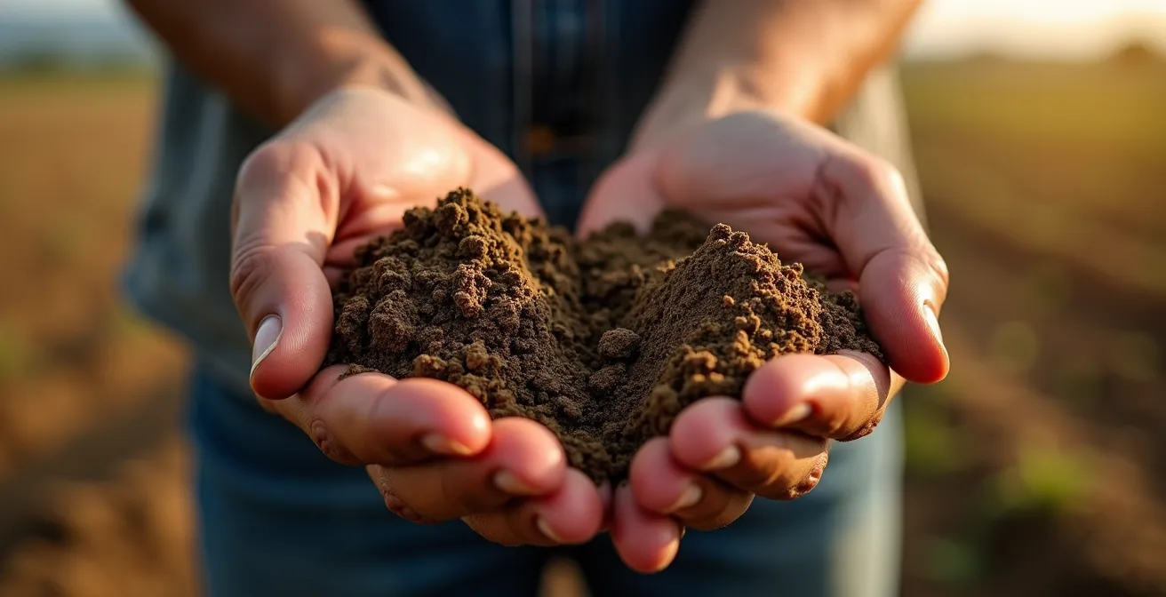 Comparación de perfiles de suelo bajo laboreo tradicional versus siembra directa mostrando diferencias en porosidad